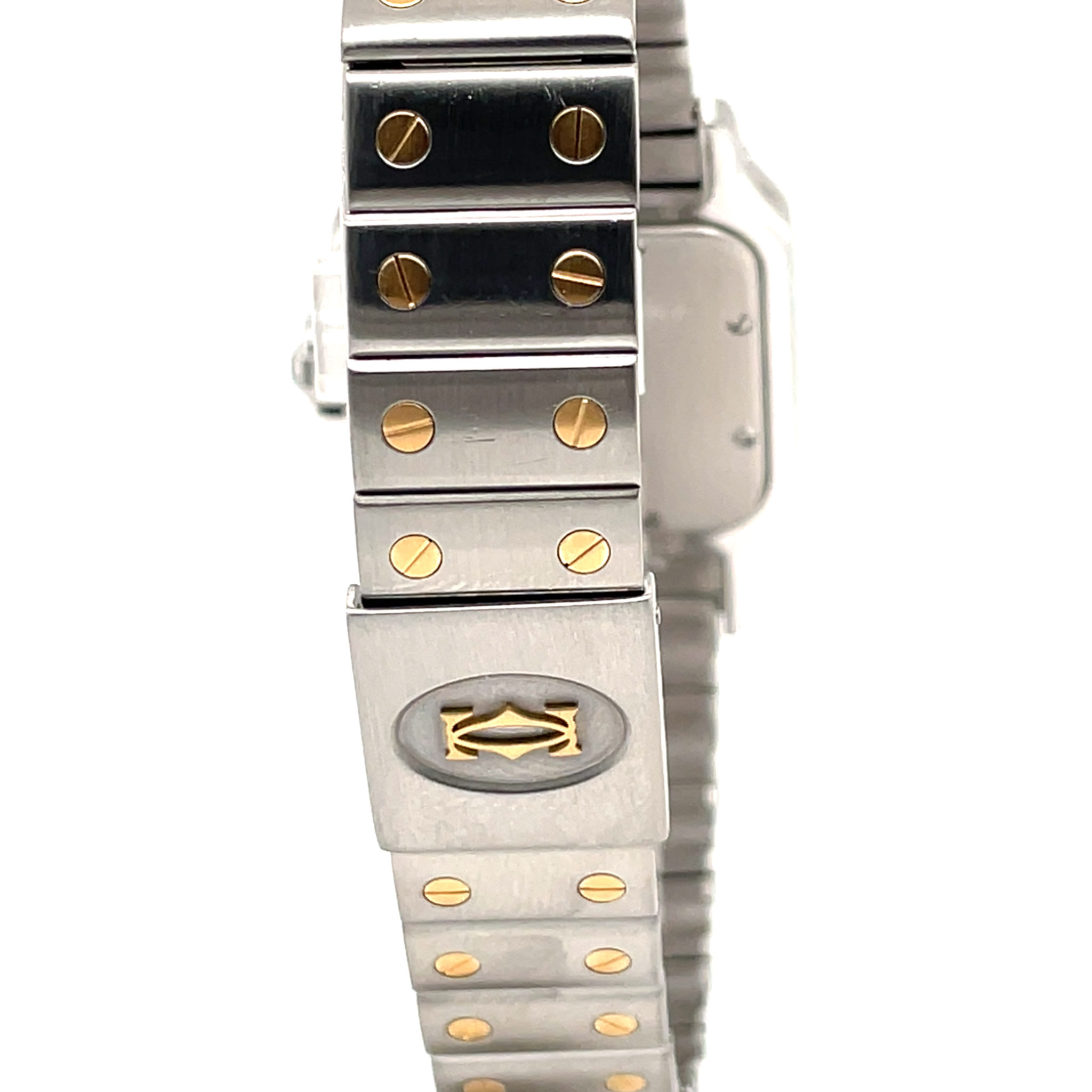 Cartier Santos Galbee Ref. 1879-01 1990s Vintage Watch 29x41mm, Quarz - Bild 11