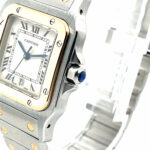 Cartier Santos Galbee Ref. 1879-01 1990s Vintage Watch 29x41mm, Quarz - Bild 5 Vorschau