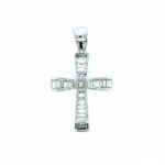 Anhänger „Kreuz“ ca. 1,65 ct Diamanten Weißgold 750/ 18K Vorschau