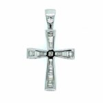 Anhänger „Kreuz“ ca. 1,65 ct Diamanten Weißgold 750/ 18K - Bild 2 Vorschau