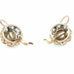 Natur Salzwasserperlen Ohrclips ca. 3,0 ct Diamanten Gelbgold 14K DSEF - Bild 3 Vorschau