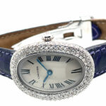 Cartier Baignoire Lady white gold Diamond Watch Ref. 8660-44 factory setting 1989 Papers - Bild 6 Vorschau