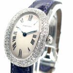 Cartier Baignoire Lady white gold Diamond Watch Ref. 8660-44 factory setting 1989 Papers - Bild 3 Vorschau