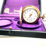 A. Lange & Söhne Taschenuhr Glashütte B/Dresden 3-Deckel Savonette 41080 Gold 750+Etui - Bild 9 Vorschau