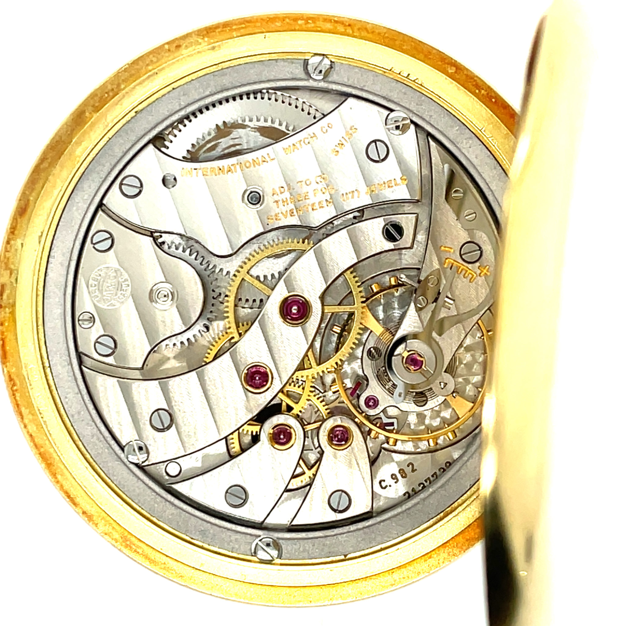 IWC Taschenuhr Savonette 3 Deckel 750GG Cal. 982 fully serviced perfect condotion - Bild 3