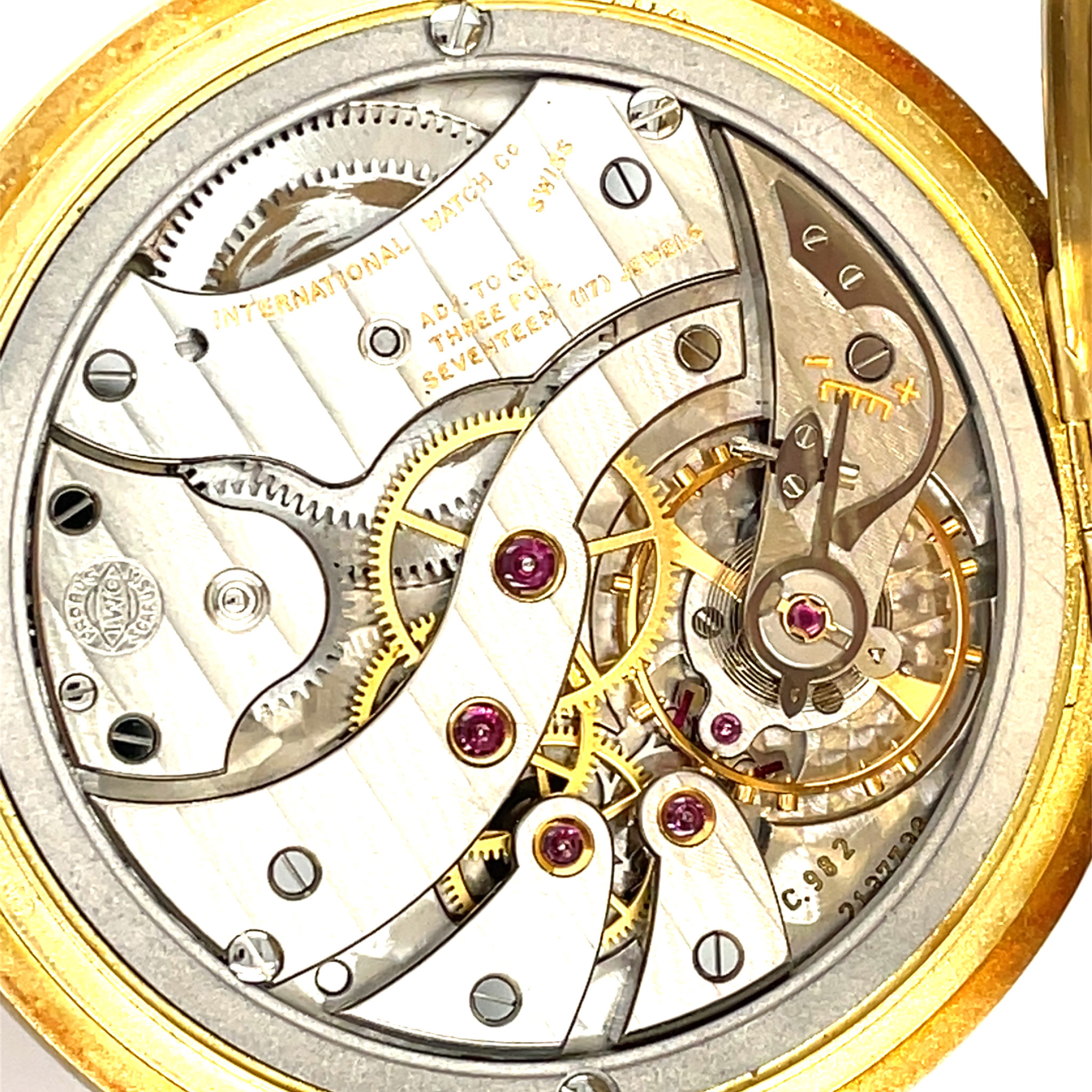 IWC Taschenuhr Savonette 3 Deckel 750GG Cal. 982 fully serviced perfect condotion - Bild 4