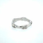 Tiffany & Co. „X“ Ring Gr. 54,5 ca. 0,20 ct Diamanten Weißgold 750/ 18K - Bild 3 Vorschau