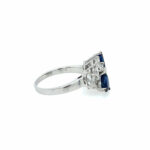 René Kern „Moi et Toi“ Saphir Ring Gr. 57 ca. 0,80 ct Diamanten Weißgold 18K - Bild 4 Vorschau