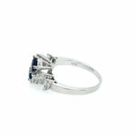 René Kern „Moi et Toi“ Saphir Ring Gr. 57 ca. 0,80 ct Diamanten Weißgold 18K - Bild 5 Vorschau
