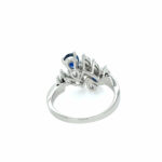 René Kern „Moi et Toi“ Saphir Ring Gr. 57 ca. 0,80 ct Diamanten Weißgold 18K - Bild 6 Vorschau