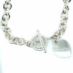 Tiffany & Co. „Heart Tag Toggle“ Collier 40 cm Silber 925 Vorschau
