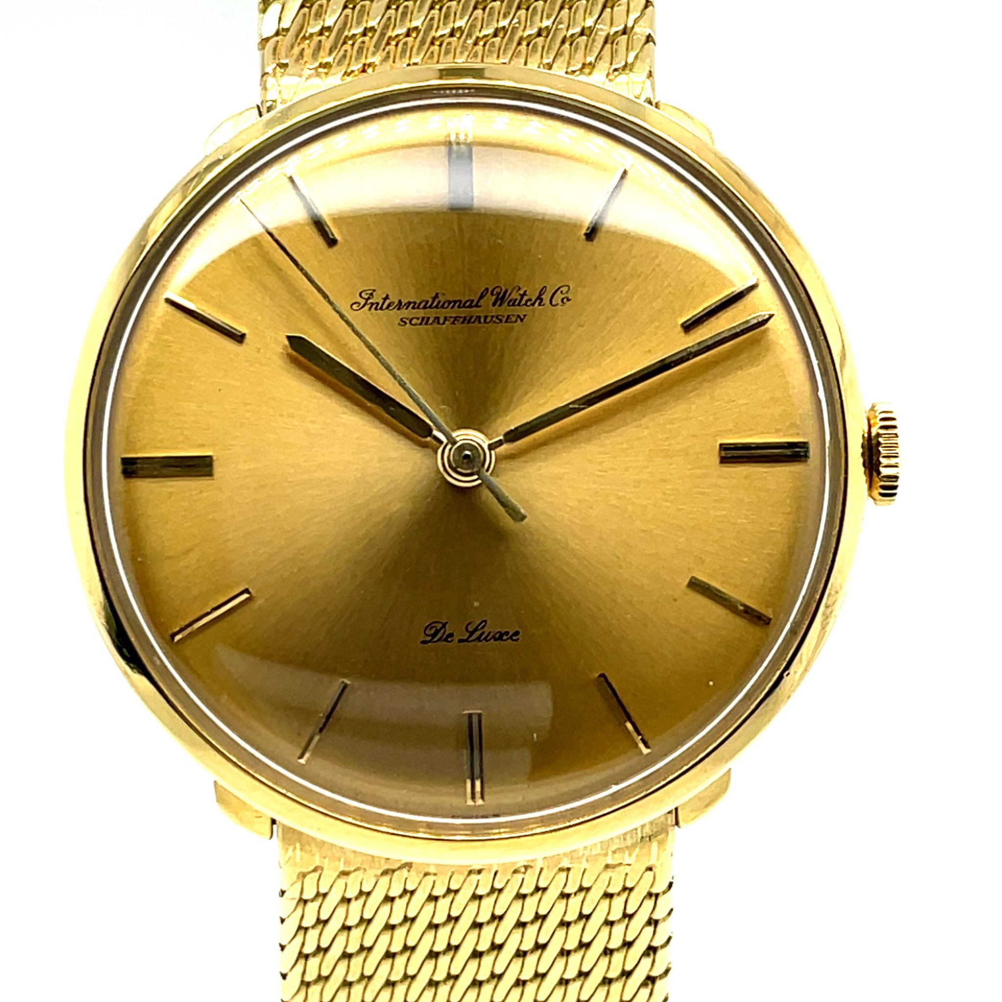 IWC De Luxe 1650840 750 Gold, Cal. 403 Full Set 1976 NOS unpolished