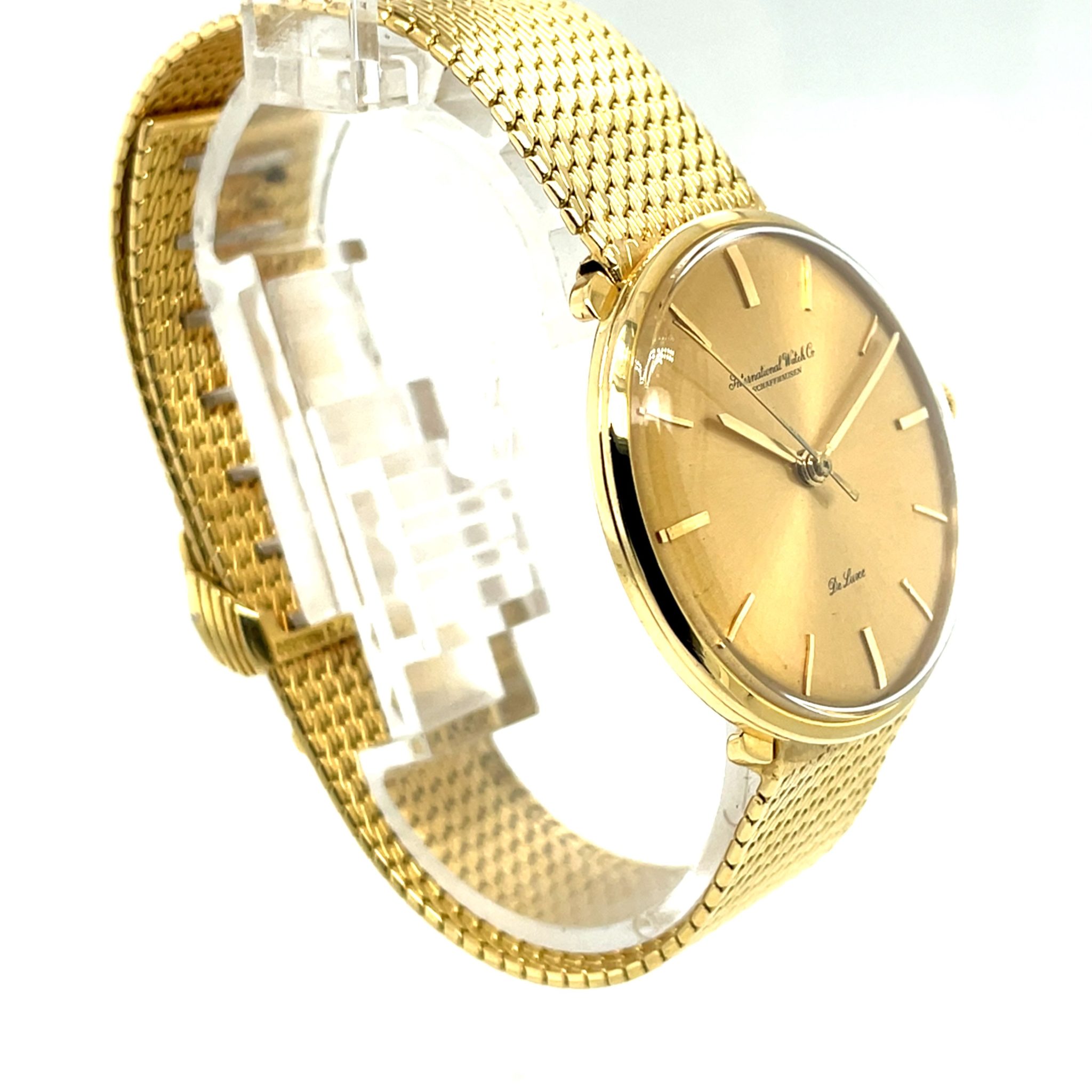 IWC De Luxe 1650840 750 Gold, Cal. 403 Full Set 1976 NOS unpolished - Bild 5