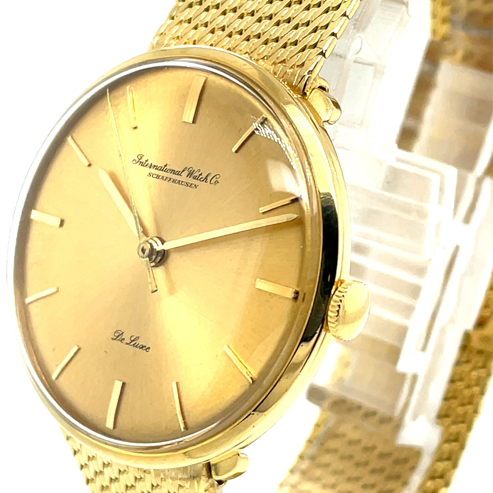 IWC De Luxe 1650840 750 Gold, Cal. 403 Full Set 1976 NOS unpolished - Bild 11