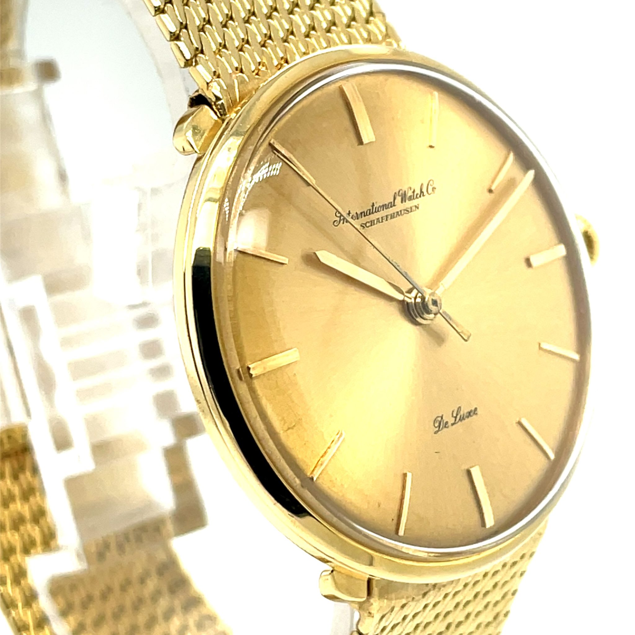 IWC De Luxe 1650840 750 Gold, Cal. 403 Full Set 1976 NOS unpolished - Bild 12