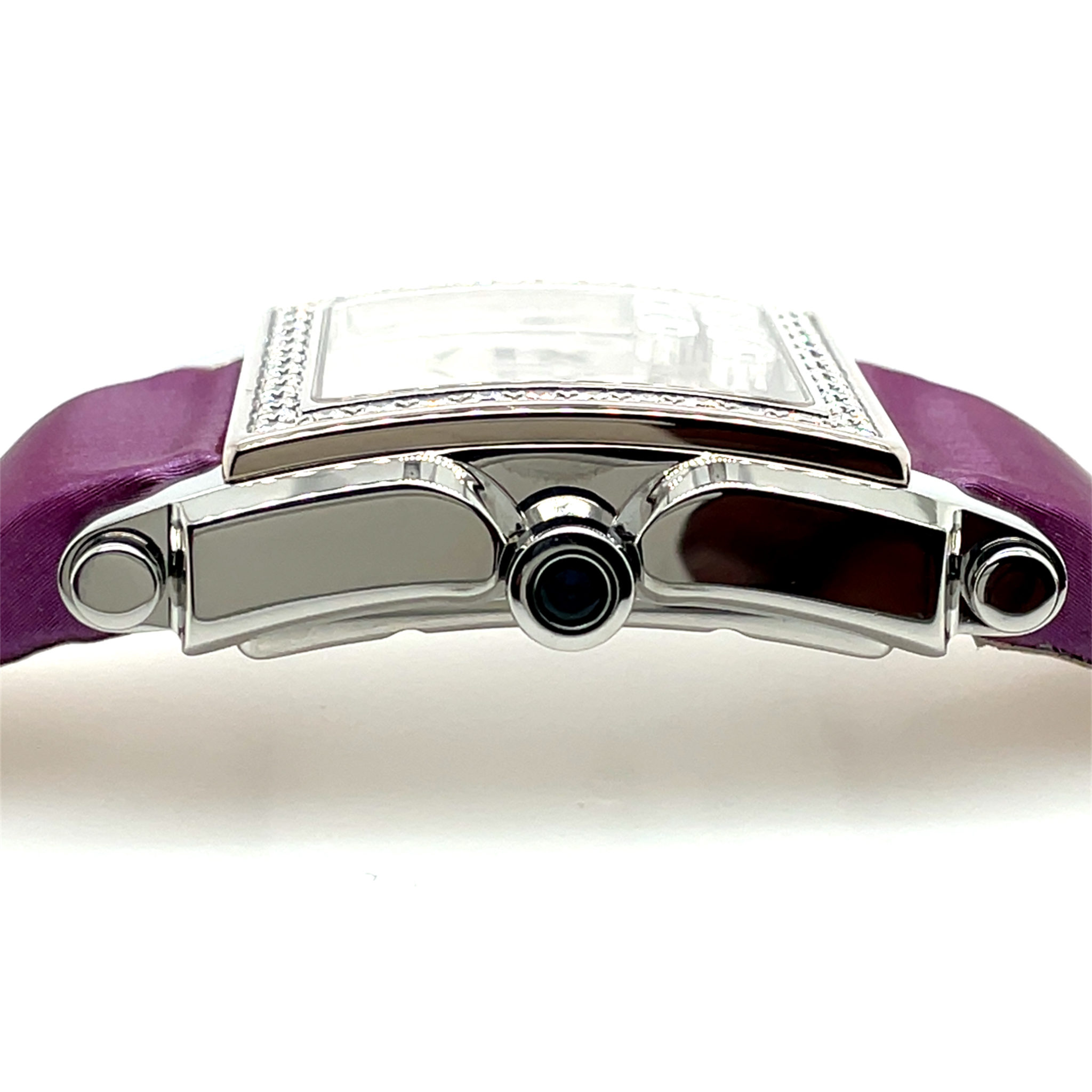 Chopard Happy Sport Square Ref. 8447 Stahl/Weißgold 750 Mother of Pearl Dia. Box und Verpackung - Bild 7
