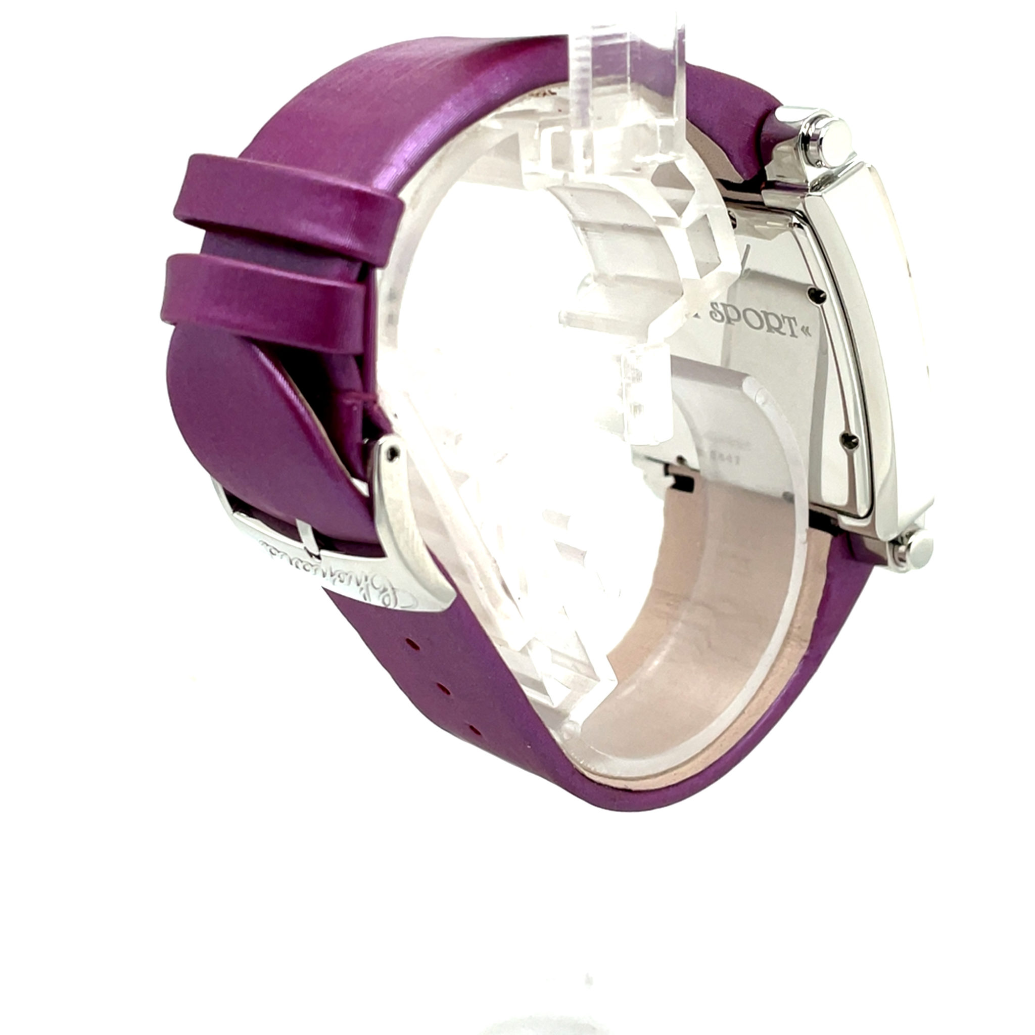 Chopard Happy Sport Square Ref. 8447 Stahl/Weißgold 750 Mother of Pearl Dia. Box und Verpackung - Bild 12
