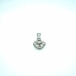 „Blütenform“ Anhänger ca. 0,70 ct Diamanten Weißgold 750/ 18K - Bild 2 Vorschau