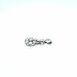 „Blütenform“ Anhänger ca. 0,70 ct Diamanten Weißgold 750/ 18K - Bild 3 Vorschau