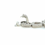 Koch Rubin Armband 19 cm ca. 3,97 ct Diamanten Weißgold 750/ 18K - Bild 5 Vorschau