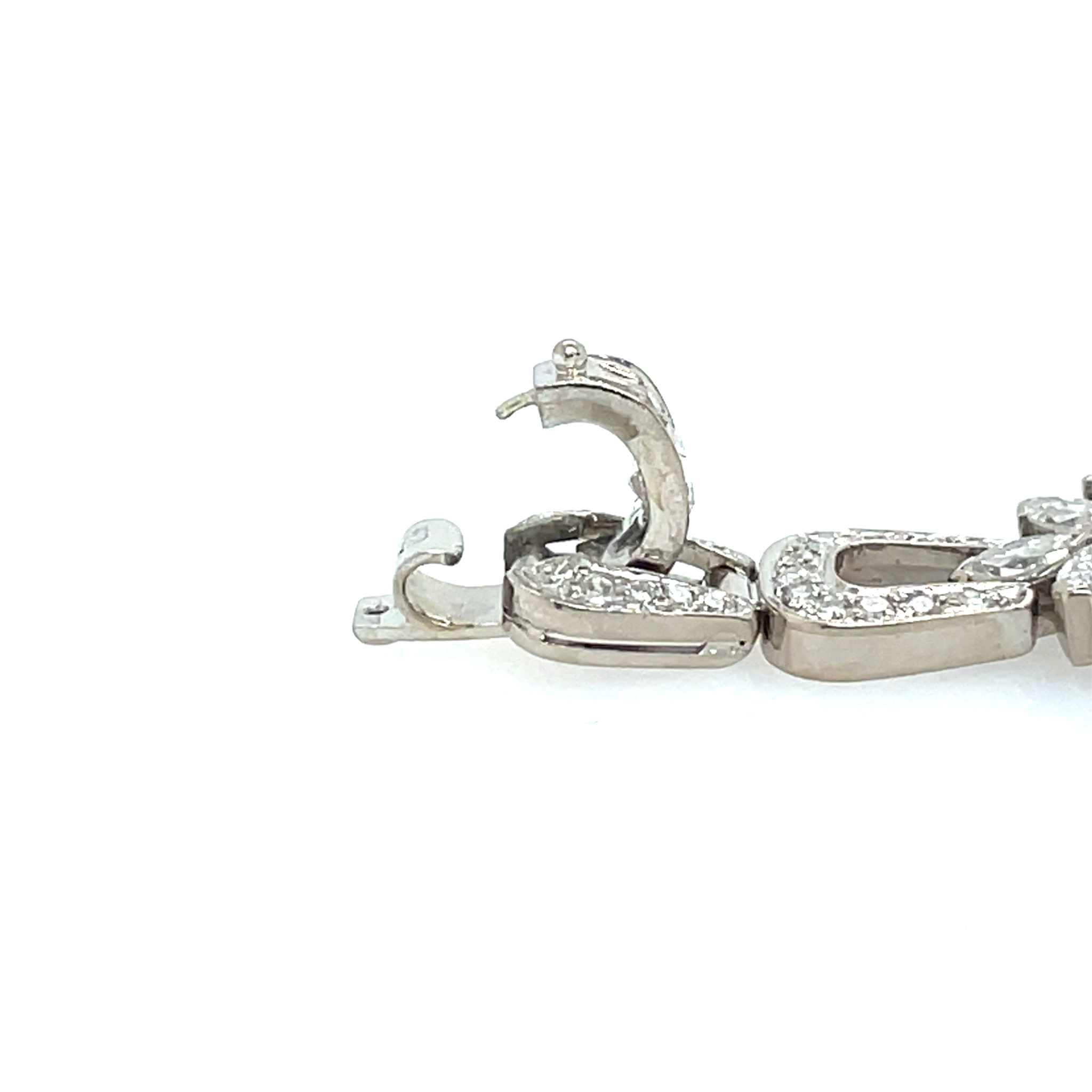 Koch Rubin Armband 19 cm ca. 3,97 ct Diamanten Weißgold 750/ 18K - Bild 5