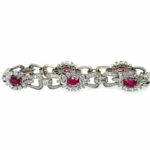 Koch Rubin Armband 19 cm ca. 3,97 ct Diamanten Weißgold 750/ 18K Vorschau