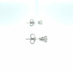Solitärohrstecker ca. 0,50 ct Diamanten Weißgold 585/ 14K - Bild 4 Vorschau