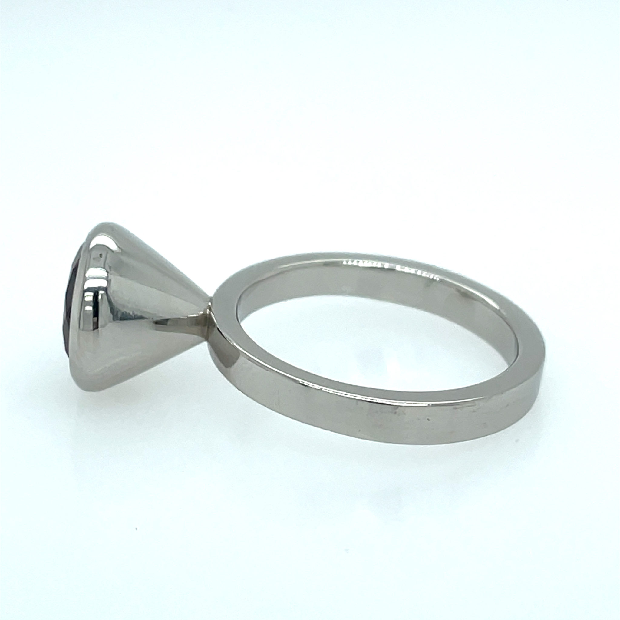 Georg Spreng Turmalin Solitärring Gr. 58 Weißgold 750/ 18K - Bild 5