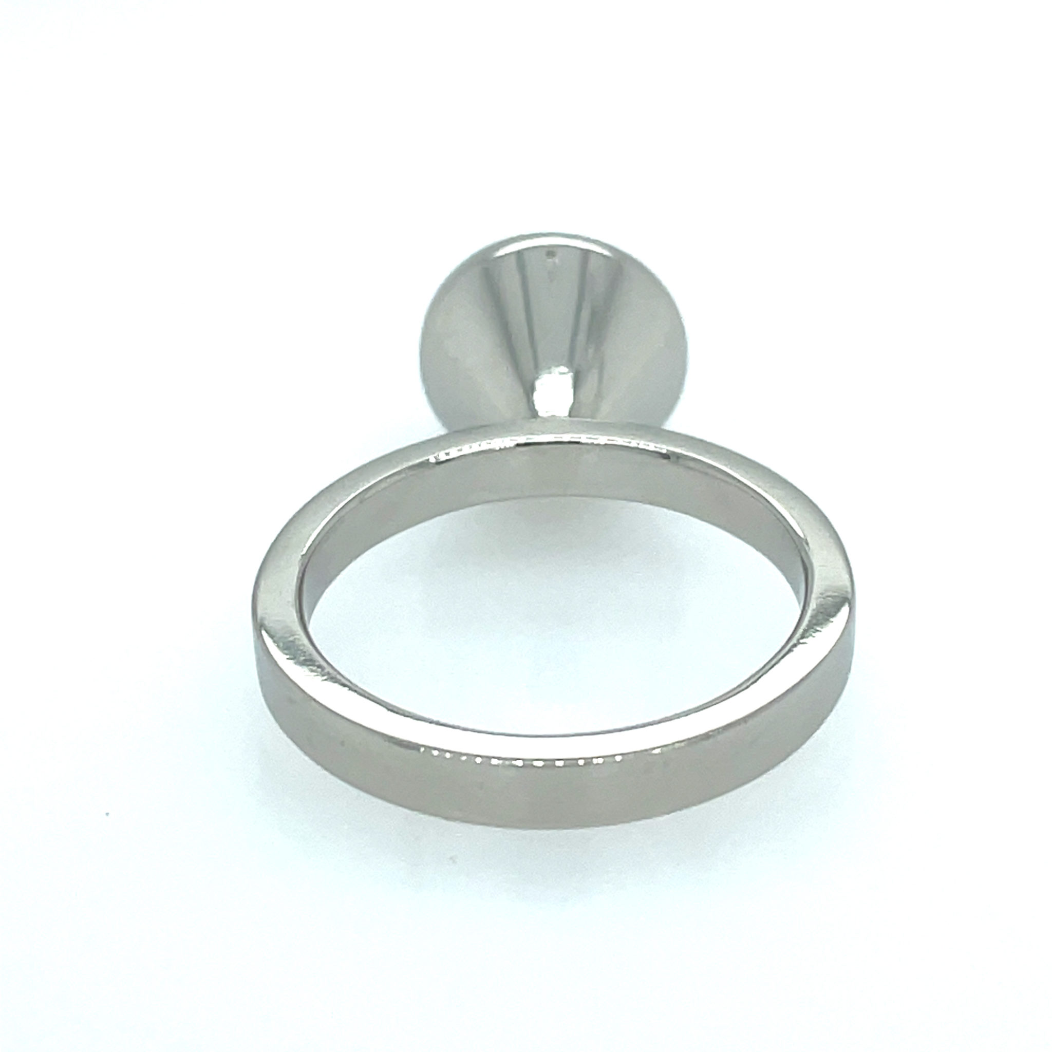 Georg Spreng Turmalin Solitärring Gr. 58 Weißgold 750/ 18K - Bild 6