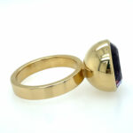 Georg Spreng Amethyst Solitärring Gr. 57 Gelbgold 750/ 18K - Bild 4 Vorschau