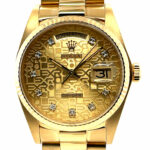 Rolex Day-Date 36 President Ref.18038 LC 100 1981 Full Set Diamond Dial Vintage Vorschau
