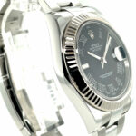 Rolex Datejust II 41mm Ref. 116334 Stahl/WG 750 Full Set 2014 Grey Roman Dial TOP - Bild 5 Vorschau