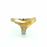 Lapponia Ring ca. 0,04 ct Diamant Bicolor 750/ 18K Vorschau