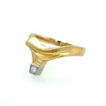 Lapponia Ring ca. 0,04 ct Diamant Bicolor 750/ 18K - Bild 2 Vorschau