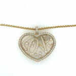 Chopard „Love“ Collier 42cm ca. 1,5 ct Diamanten Gelbgold 750/ 18K Vorschau