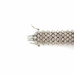 Brillanten Armband 18,5 cm ca. 11,80 ct Diamanten Weißgold 750/ 18K - Bild 4 Vorschau