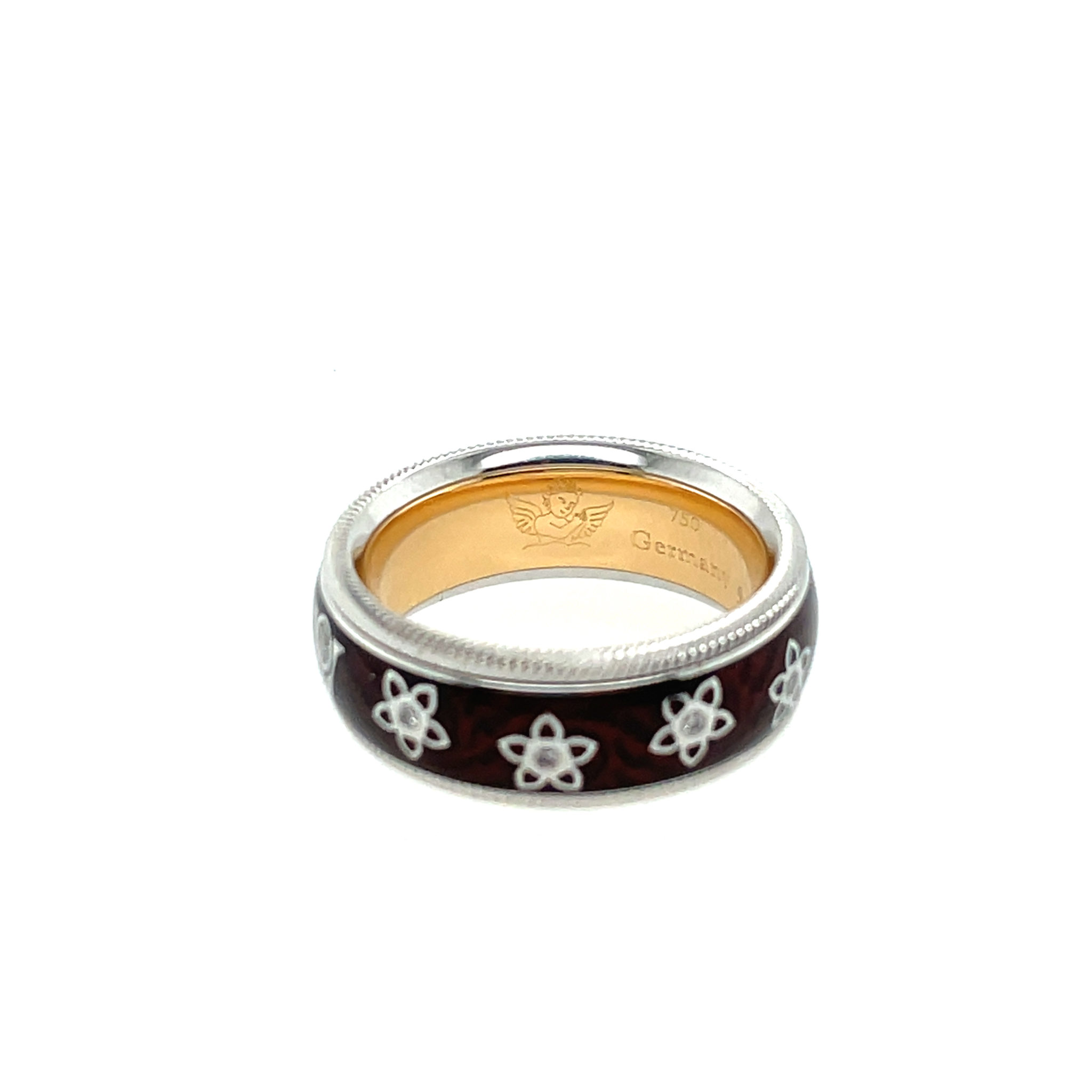 Wellendorff „Prinzesse“ Ring Gr. 50,5 ca. 0,10 ct Diamanten Bicolor 18K - Bild 3