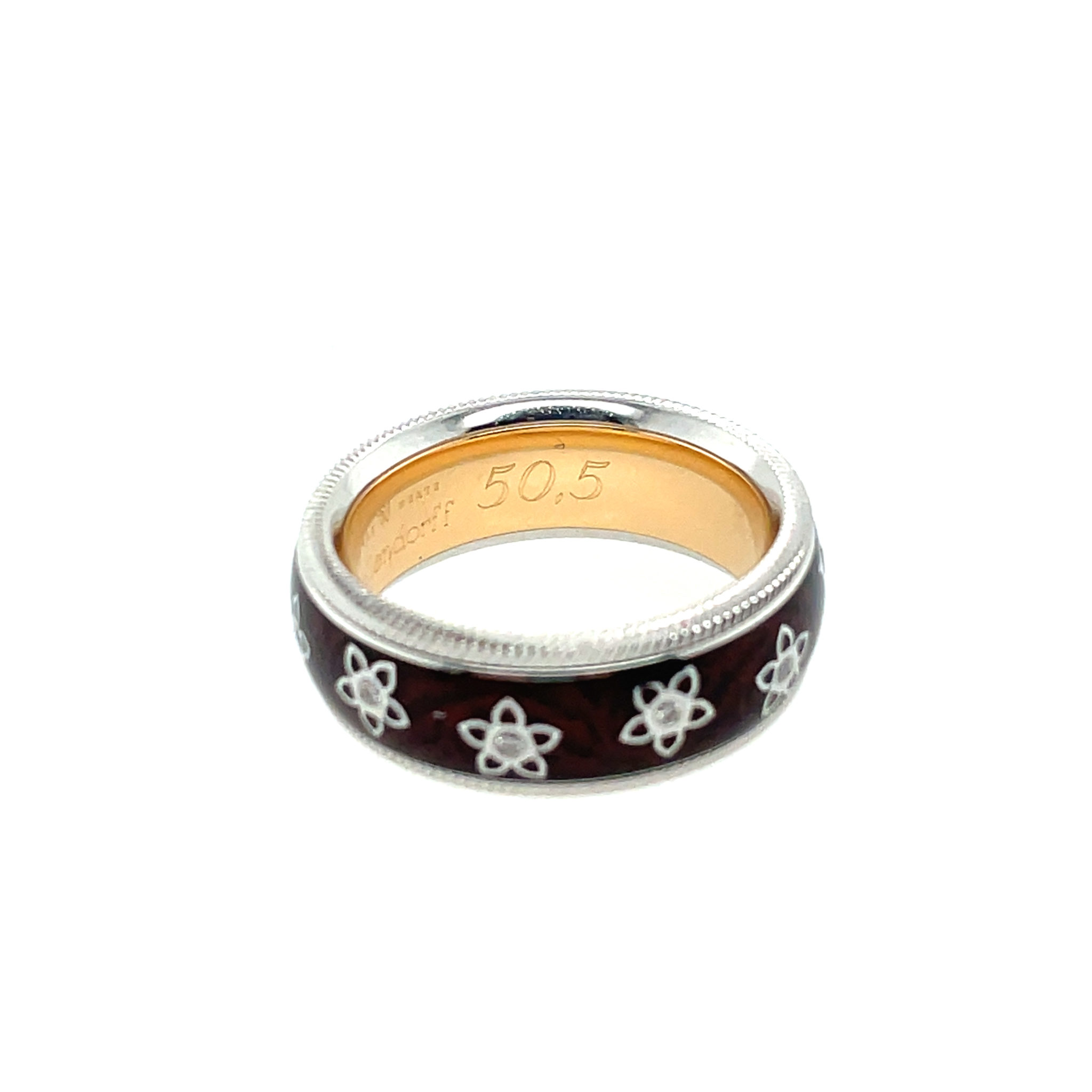 Wellendorff „Prinzesse“ Ring Gr. 50,5 ca. 0,10 ct Diamanten Bicolor 18K - Bild 6