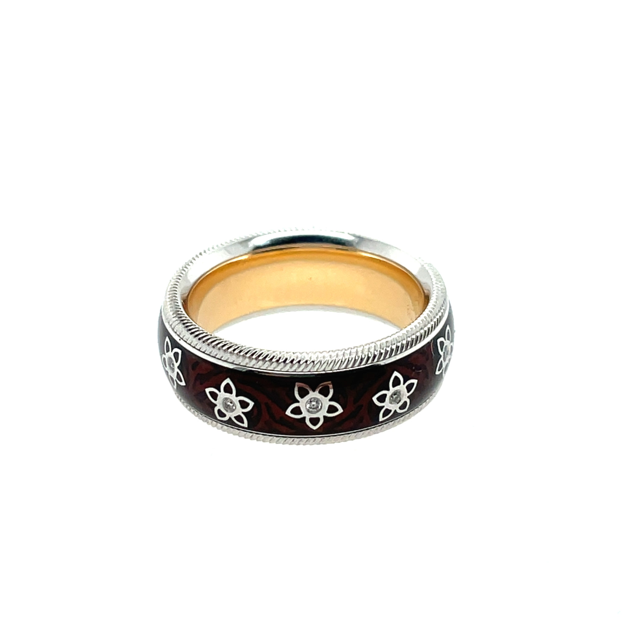 Wellendorff „Prinzesse“ Ring Gr. 50,5 ca. 0,10 ct Diamanten Bicolor 18K - Bild 7