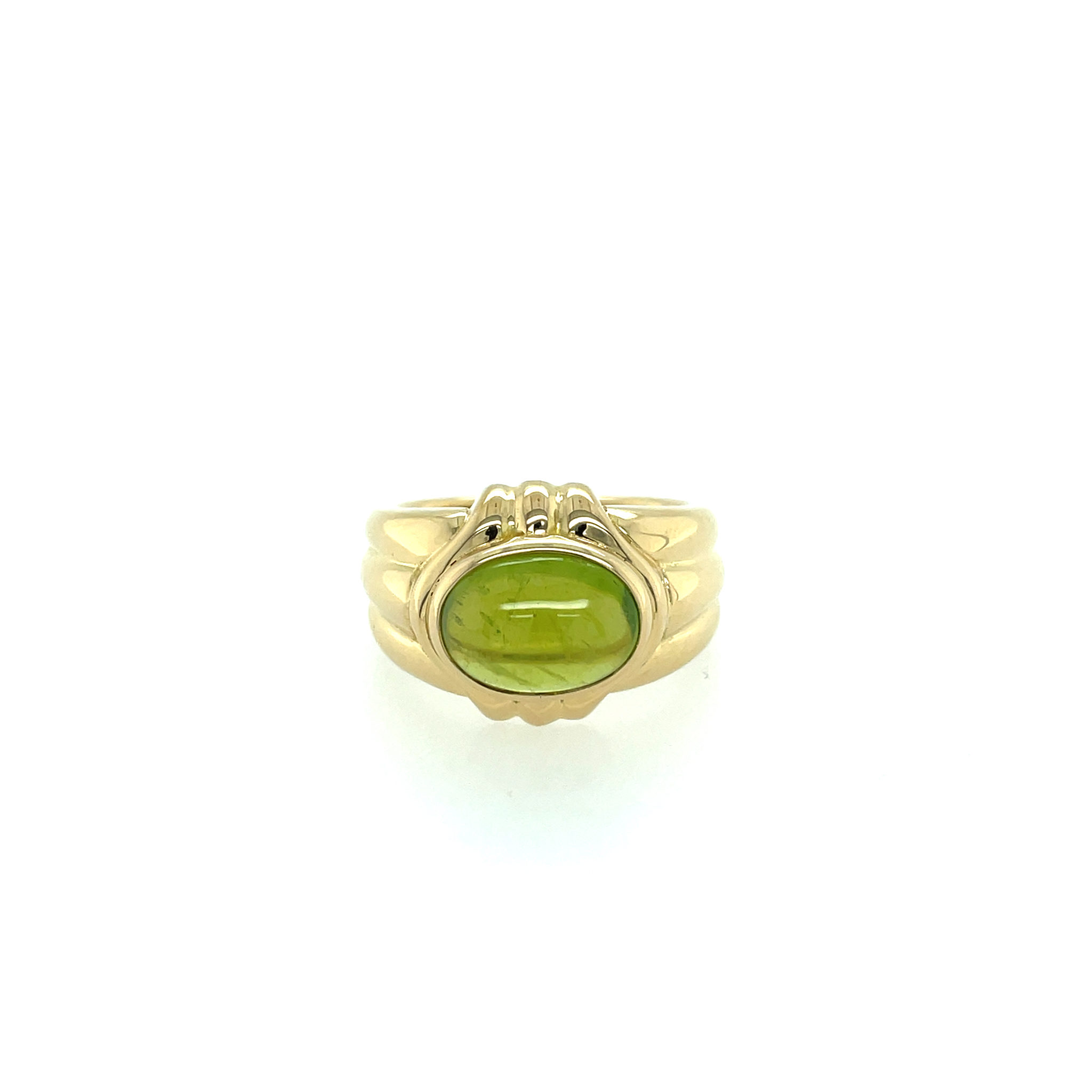 Bulgari Ring Gr. 53 Peridot Gelbgold 750/ 18K BVLGARI