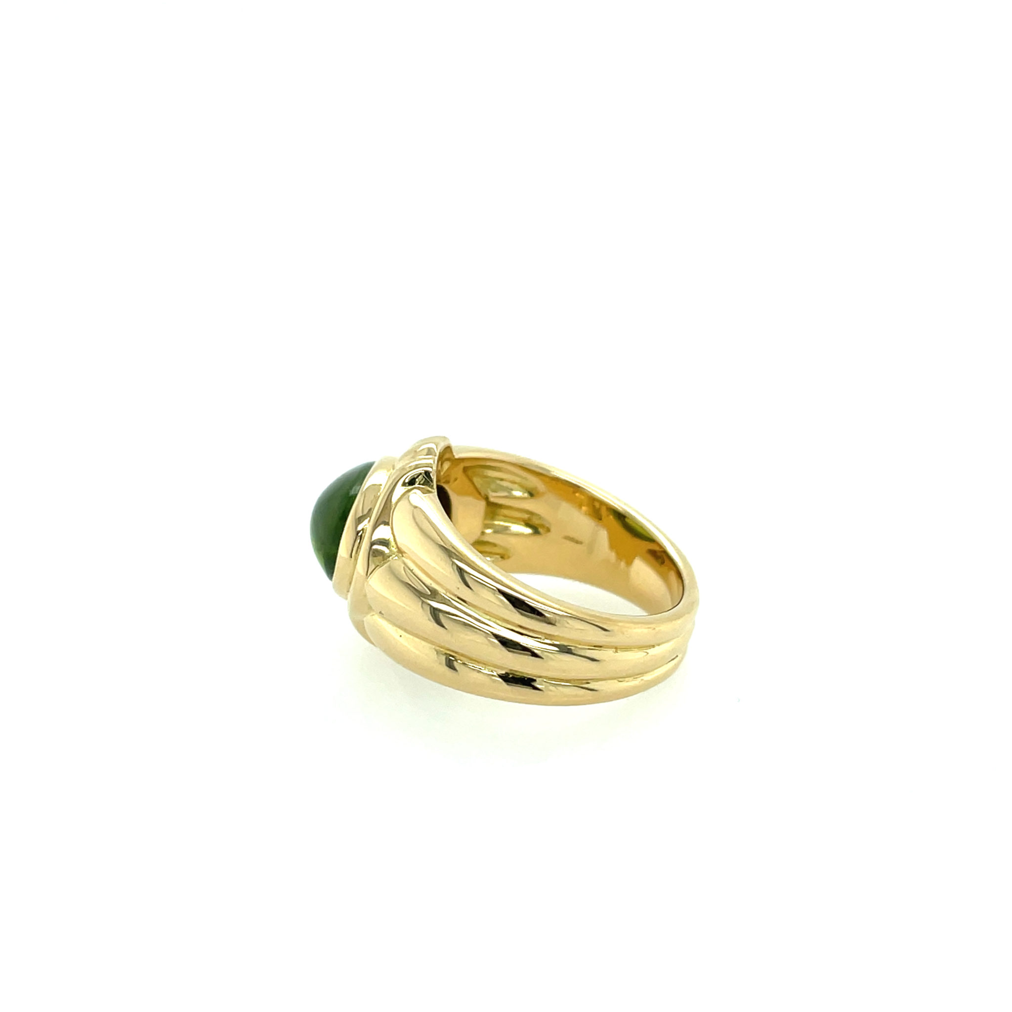 Bulgari Ring Gr. 53 Peridot Gelbgold 750/ 18K BVLGARI - Bild 5