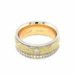 Wellendorff Ring Gr. 57 ca. 0,55 ct Diamanten Bicolor 750/ 18K Vorschau