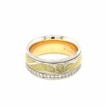 Wellendorff Ring Gr. 57 ca. 0,55 ct Diamanten Bicolor 750/ 18K - Bild 3 Vorschau