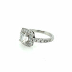 Solitärring Gr. 58 ca. 1,72 ct Diamanten Weißgold 750/ 18K - Bild 5 Vorschau
