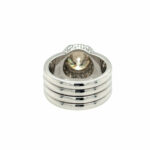 Krieger Juwelenring Gr. 57 ca. 4,79 ct Diamanten Weißgold 750/ 18K - Bild 4 Vorschau