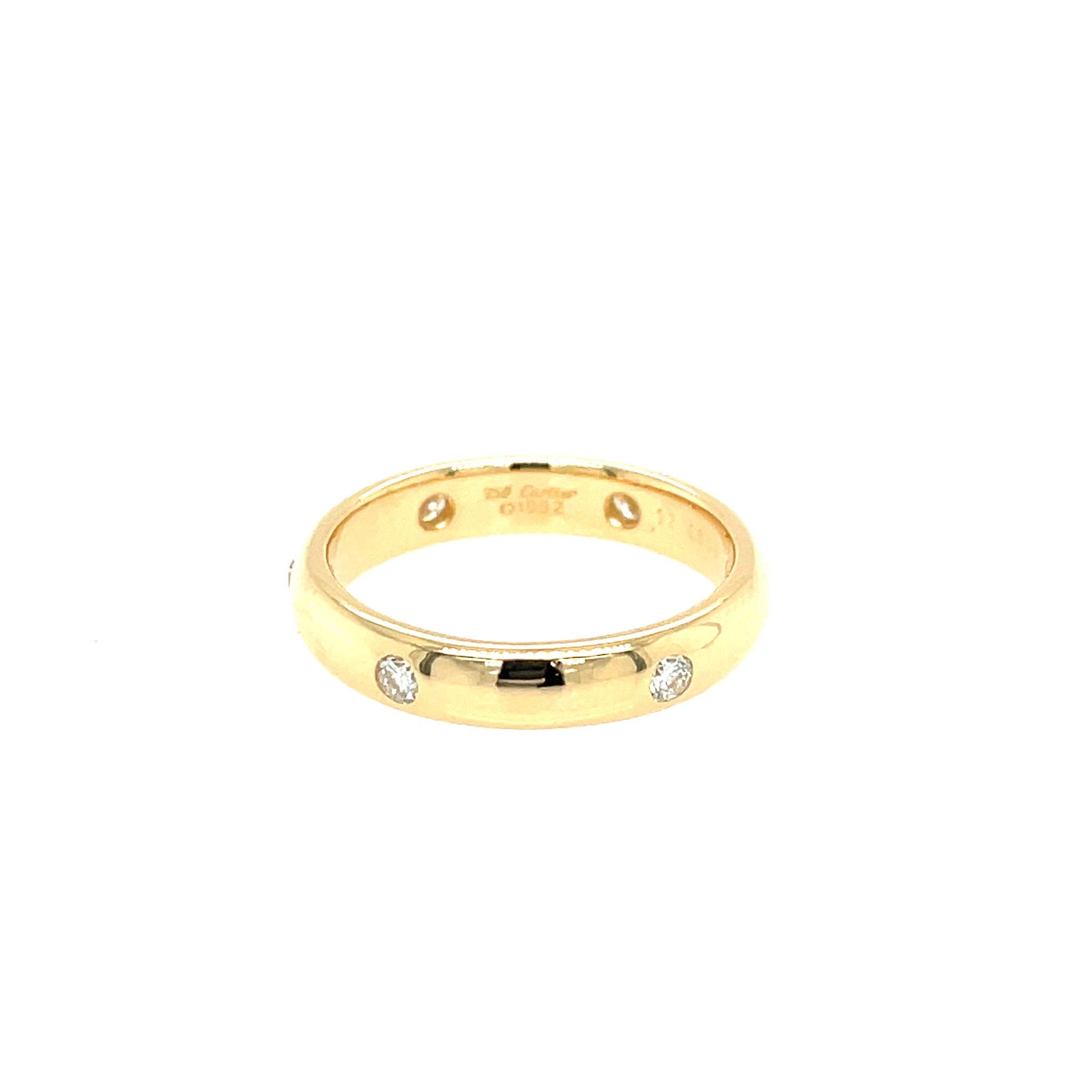 Cartier Bandring Gr.53 ca. 0,40 ct Diamanten Gelbgold 750/ 18K