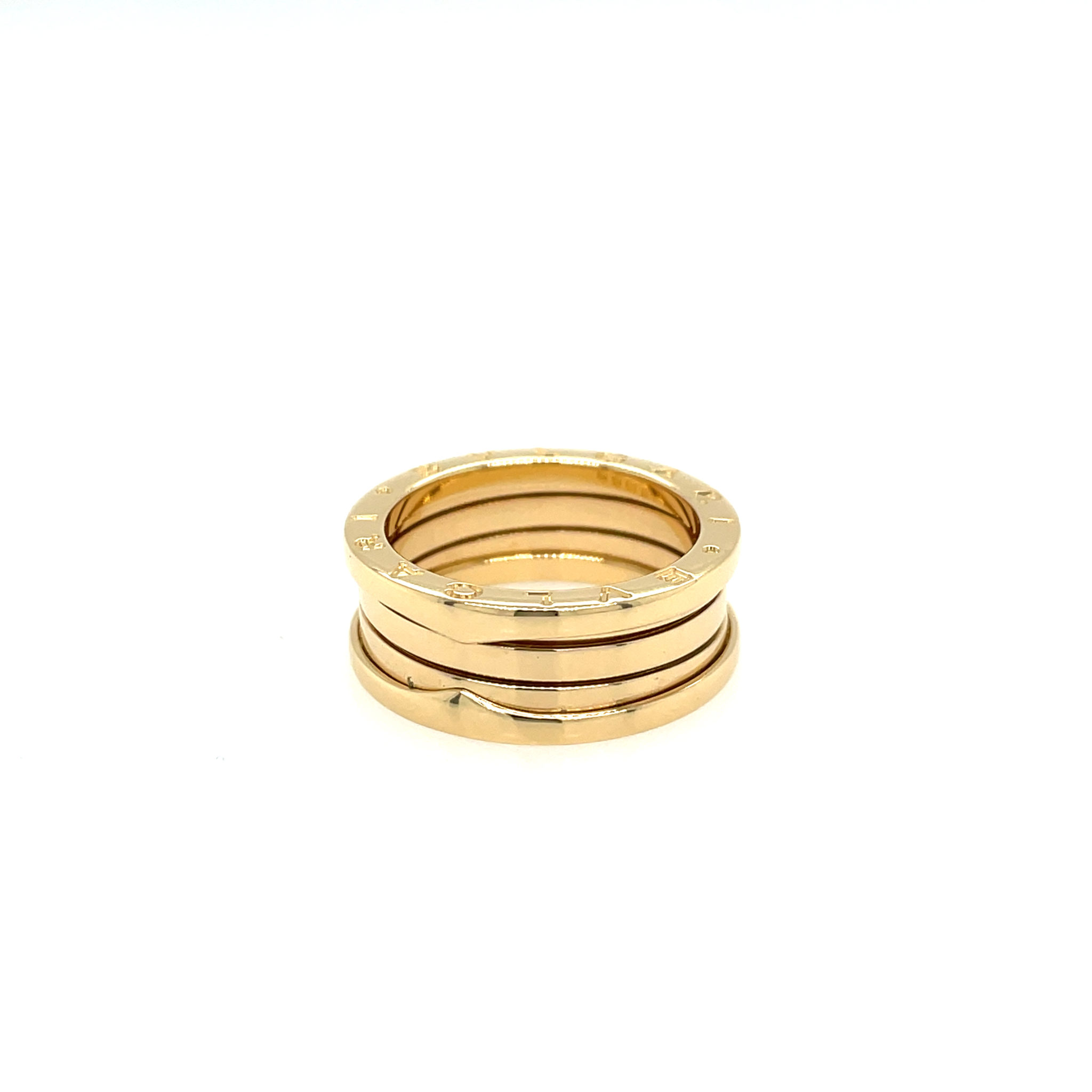 Bulgari B.Zero1 2 Band Ring Gr. 57 Gelbgold 750/ 18K BVLGARI