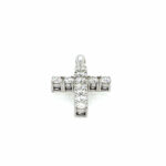 Anhänger „Kreuz“ ca. 0,90 ct Diamanten Weißgold 750/ 18K - Bild 2 Vorschau