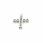 Anhänger „Kreuz“ ca. 0,90 ct Diamanten Weißgold 750/ 18K - Bild 5 Vorschau