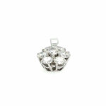 „Blütenform“ Anhänger ca. 1,44 ct Diamanten Weißgold 750/ 18K - Bild 2 Vorschau